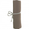 BABYCALIN Drap housse 60x120 cm taupe