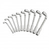 STANLEY 10 clés a pipe débouchées 6x12 pans