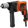 BLACK+DECKER BEH850-QS Perceuse a percussion filaire - 850W - 54 400 cps/min - Guide de profondeur - Poignée latérale