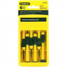 STANLEY Coffret de 6 tournevis horloger bimatiere