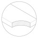 TINEO Matelas Confort XXL 60x120cm