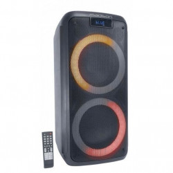 MADISON - ENCEINTE MAD-LUNA600 - 2 boomers - Lecteur USB, MicroSD, et Bluetooth - 2 entrées micro - Ecran LED