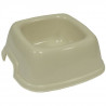 AIME Gamelle en plastique carrée antidérapante - 16 x 16 cm - Pour chat