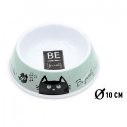 AIME Gamelle en mélamine antidérapant - 10 cm - 200 ml - Pour chat et petit chien