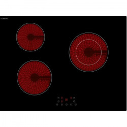 Plaque de cuisson vitrocéramique OCEANIC 3 foyers L70 cm avec encastrement 56 x 49 cm OCEATV3Z70