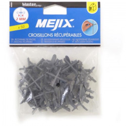 MEJIX Croisillons récupérables 2 mm x 50 pcs