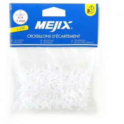 MEJIX Croisillons d'écartement 1 mm x 250 pcs