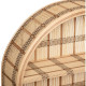 LOU Etagere murale en bambou - 91 x 56 cm