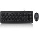 ADESSO Ensemble clavier souris bureautique anti microbien