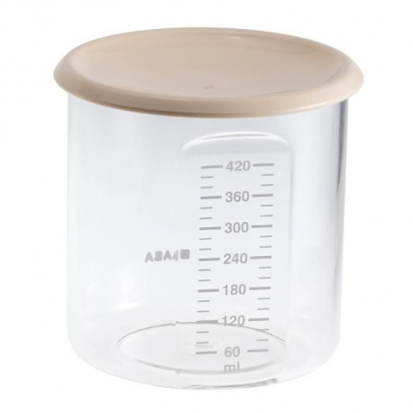 Béaba Portion Maxi+ Pot de Conservation en Tritan Rose 420ml