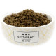TYROL Gamelle en céramique 12 cm - 250 ml - Blanc et moutarde - Pour petit chien et chat