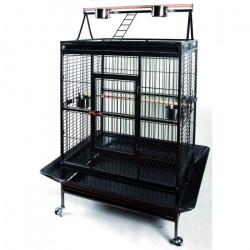 TYROL Cage Big Perroquet 102x79x171cm - Pour oiseau