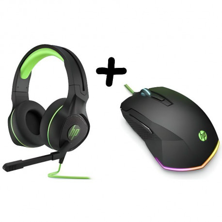 HP PACK GAMING - Souris  M200 + Casque M400