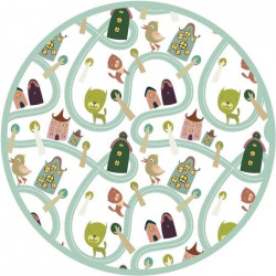 AASTORY Tapis enfant 100% Vinyle - 66x66 cm - VIF 37489 - Made In France