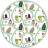 AASTORY Tapis enfant 100% Vinyle - 66x66 cm - VIF 37489 - Made In France