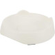 TRIXIE Gamelle plate tete de chat en mélamine - 0,25 l - Ø 17 cm - Blanc - Pour chien