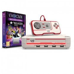 JUST FOR GAMES Blaze Evercade VS Starter Pack : Console + 1 manette + Cartouche Technos Arcade N°01 incluses