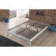 DEKO DREAM Sommier en kit 90x190 - Décor Blanc