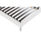 DEKO DREAM Sommier en kit 90x190 - Décor Blanc