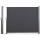Paravent retractable 1,6 x 3 m Gris