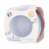 MILL'O BÉBÉ Lot de 3 boîtes de conservation micro-ondable 35 cl - coloris panachés