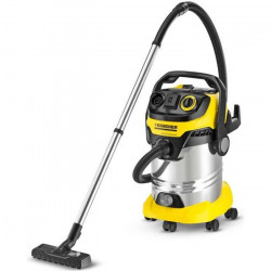 Aspirateur eau et poussiere KARCHER WD 6 Premium - Cuve inox 30 L - 1300W (Prise électroportative et fonction soufflerie)