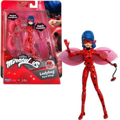 BANDAI Miraculous Ladybug - Mini-poupée 12 cm : Ladybug Lucky Charms