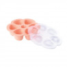 Béaba Portion Multiportions Moule en Silicone Rose 6 x 150ml