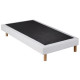 CREASOM BANYAN Sommier 90 x 190 - 14 lattes fixes - BLANC