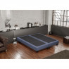 CREASOM Sequoia Sommiers 90 x 200 - 14 lattes fixes - Bois bleu