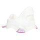 MILL'O BÉBÉ Vase de Nuit Blanc a Pieds Antidérapants Violet Décor Hippo