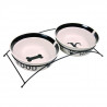 TRIXIE Jeu de bols Eat On Feet 25 cm 5,2 L