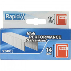 RAPID Agrafes N°53/14 en fil fin 2500 pcs