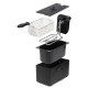 Bestron Friteuse avec Cold Zone 3,5 L 2000 W AF357B