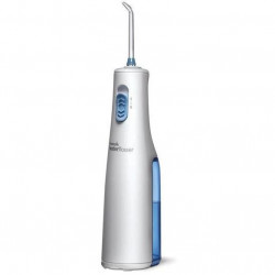 WATERPIK WF-02 - Hydropulseur Sans fil Express - 2 niveaux de pression - Etanche - Réservoir capacité 30sec - 2 embouts inclus