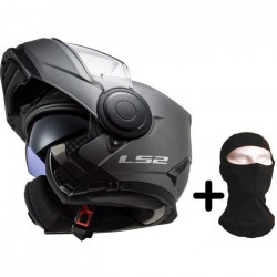 LS2 Casque modulable Scope titanium mat + Cagoule