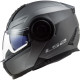 LS2 Casque modulable Scope titanium mat + Cagoule