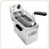 LITTLE BALANCE 8481 My George Pro, Friteuse électrique semi-professionnelle, Contenance 4 l, 3200 W, Tout Inox