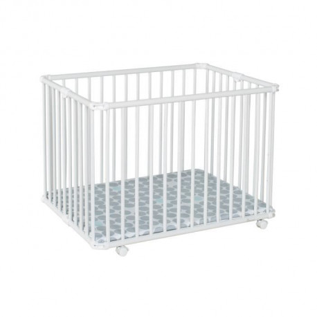 GEUTHER Parc pliable LUCILEE en hetre massif Blanc 76 x 97 cm