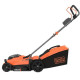 Tondeuse sans fil  BLACK & DECKER BCMW3318L2-QW - 33 cm - LITHIUM 2x18V - Livrée avec 2 batteries 18V 2,5Ah et 1 chargeur
