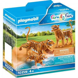 PLAYMOBIL - 70359 - Couple de tigres avec bébé