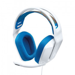 Casque GAMING - Léger - LOGITECH G - G335 FILAIRE - BLANC - Certifié Discord