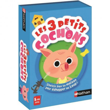 NATHAN - Les 3 Petits Cochons - Jeu de Cartes