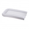 Matelas langer PVC+2 éponges amovibles 42x70cm - Blanc