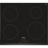 SIEMENS EU651BEB1E Table de cuisson induction - 4 zones - 4600W max - L59,2 x P52,2cm - Revetement verre - Coloris noir