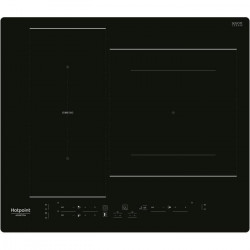 Table de cuisson induction - HOTPOINT - 3 zones - HB2760BNE - L 59 x P 51 cm - 7200W total - Noir