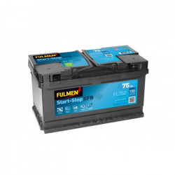 Batterie Auto FULMEN START-STOP EFB FL752 12V 75AH 730A