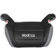 SPARCO Siege auto bas 00924NRGR - Groupe 2 / 3 - 15 a 36 kg - Noir et Gris