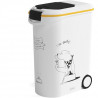 Curver Récipient alimentaire a roulettes Dinner is Served chiens 54 L