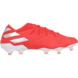 ADIDAS PERFORMANCE Chaussures de Football  Nemeziz 19.1 FG - Enfant  - Rouge/Argent